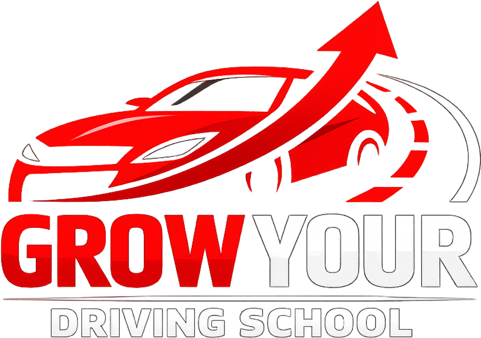 grow your driving school logo